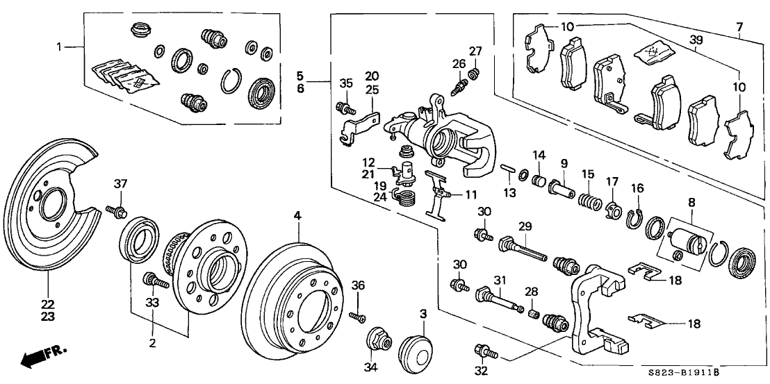 Honda 43247-S84-A13 Arm, R.