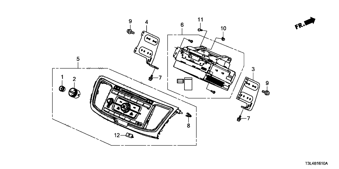 Honda 39101-T3L-A01ZARM Tuner Assy.