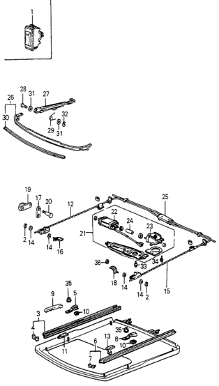 Honda 71927-SA5-920 Cap, L. Rail End