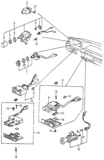 Honda 35506-SA5-671 Bulb & Socket