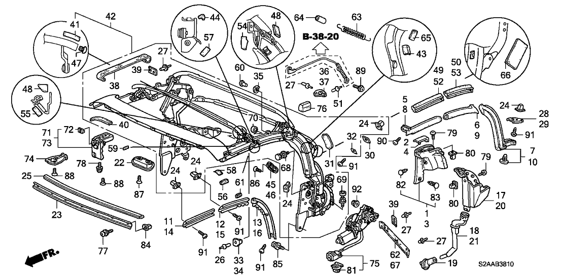 Honda 86022-S2A-J01 Tape