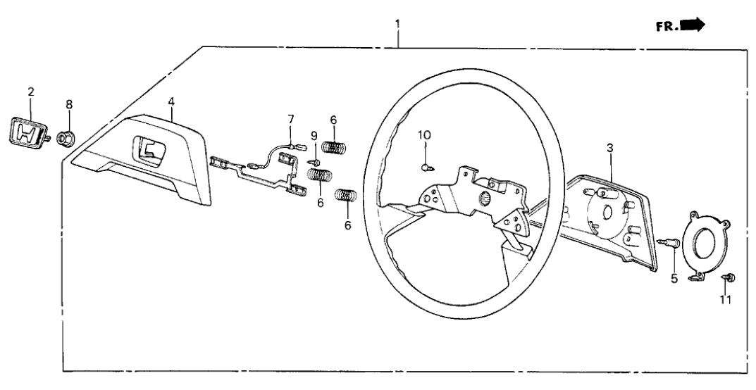 Honda 53133-SB3-954ZA Cover, Frame *NH1L* (Tokyo Seat) (BLACK)