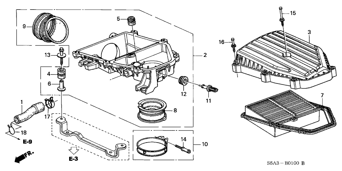 Honda 37880-PLM-A01 Sensor Assy., Air Temperature