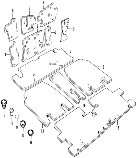 Honda 65849-634-671 Insulator, L. Dashboard (Upper)