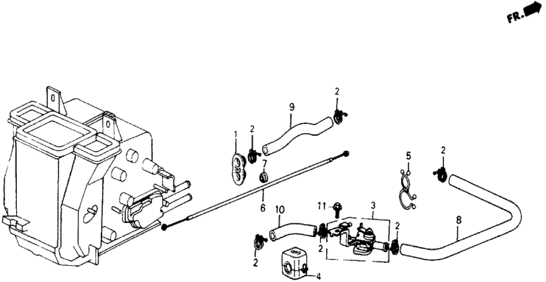 Honda 39271-SB6-000 Cover, Water Valve