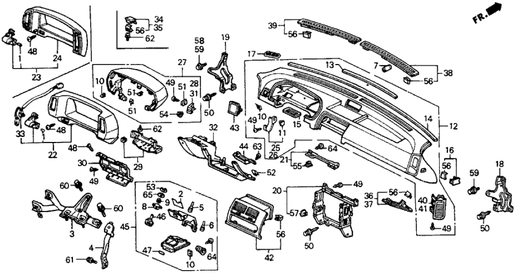 Honda 77202-SF1-A00 Bracket, Visor Driver (Lower)