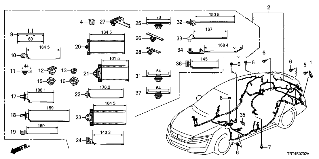 Honda 91555-TDK-003 Clip, Offset Seal (30MM)