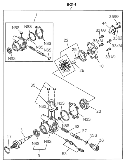 Honda 8-97081-865-0 Connector, Oil Pump