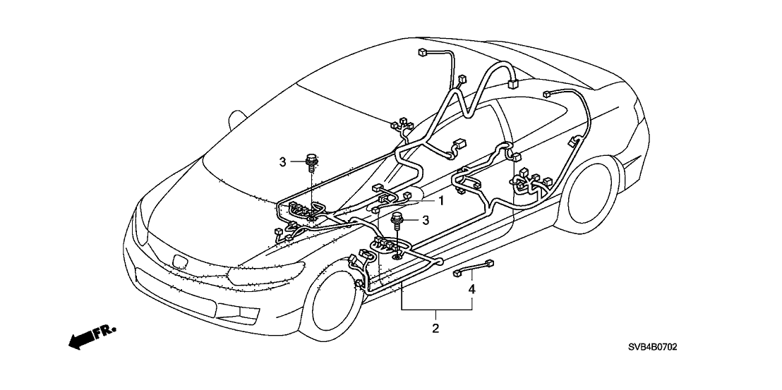 Honda 39114-SVA-A01 Cord Assy., Usb