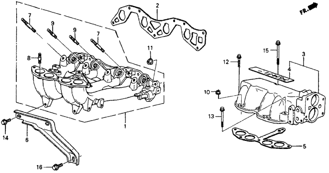 Honda 17113-PE2-300 Emblem, In. Manifold (Pgm-Fi)