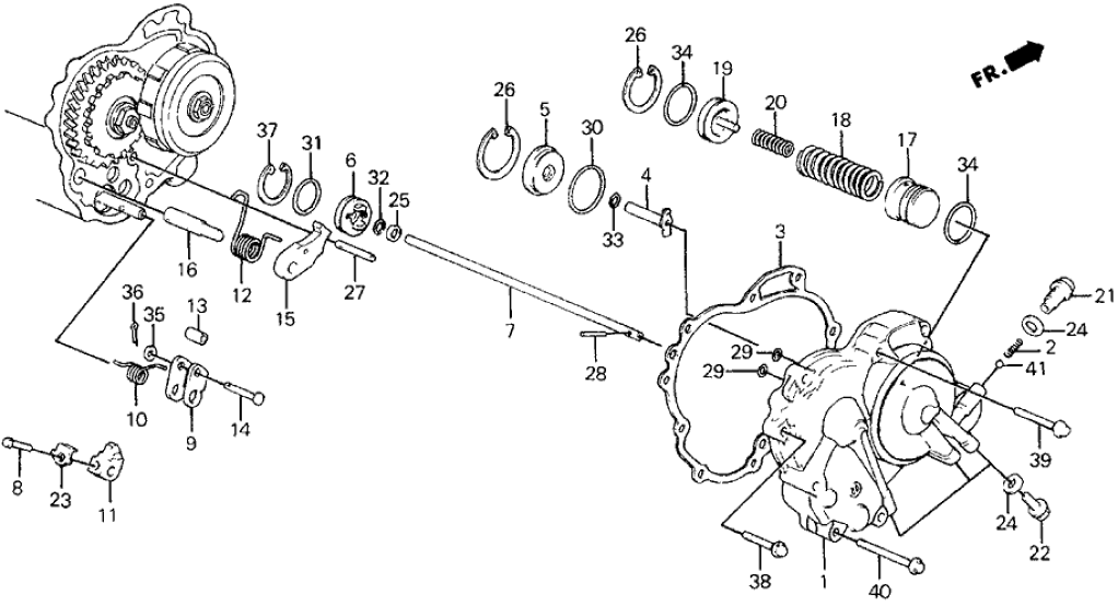 Honda 21812-PL4-S01 Gasket, Passenger Side Cover