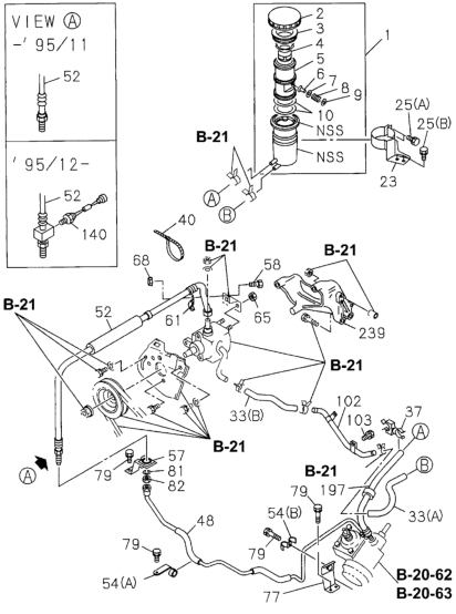 Honda 9-09716-061-0 Clip, Oil Pipe