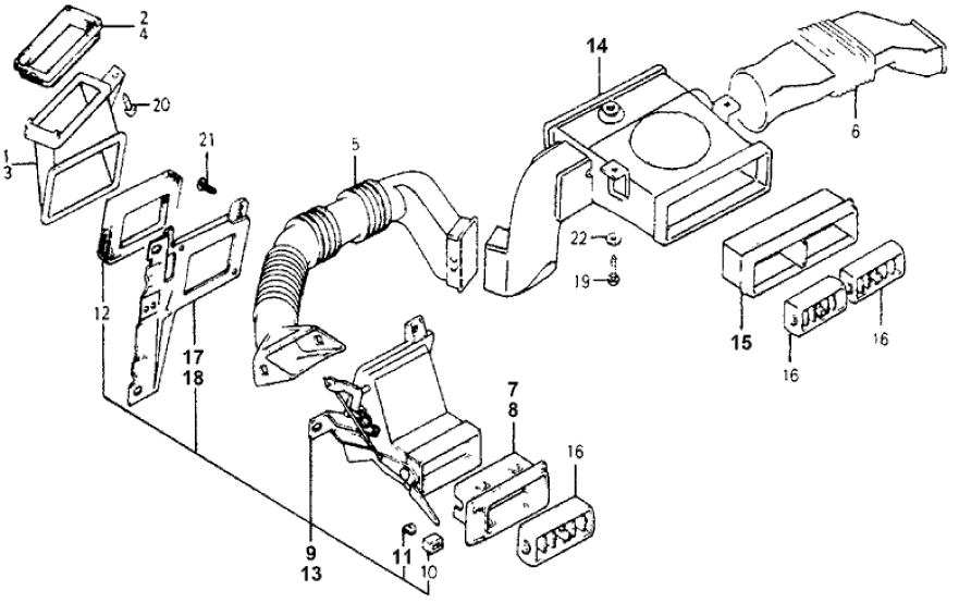 Honda 39234-671-010 Seal, Extension Duct