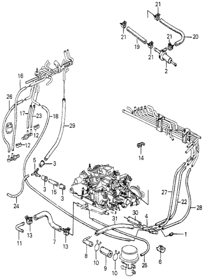 Honda 17321-PC2-660 Joint, Seven-Way