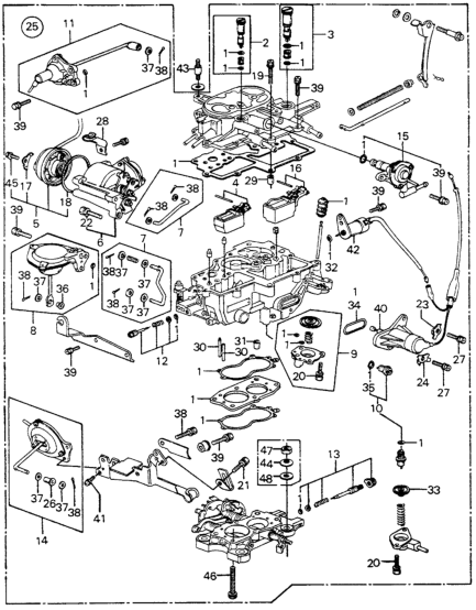 Honda 16029-PA6-691 Screw Set A