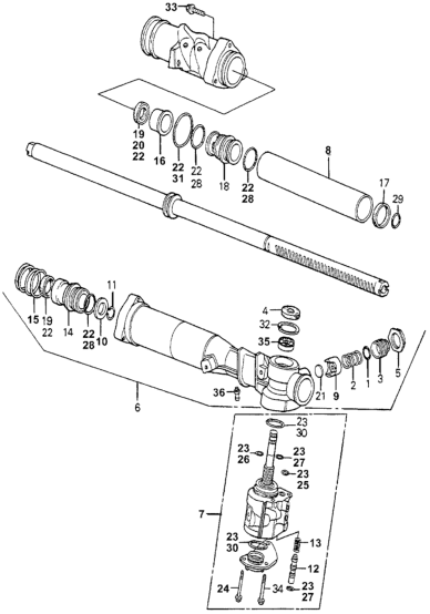 Honda 53645-671-003 Gasket, Cylinder End