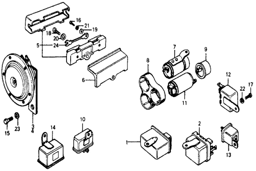 38260-671-000 Honda Cover, Main Fuse Box
