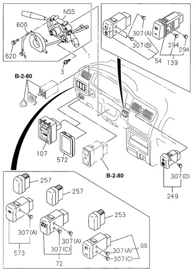 Honda 8-97207-553-0 Bulb, Defogger Switch