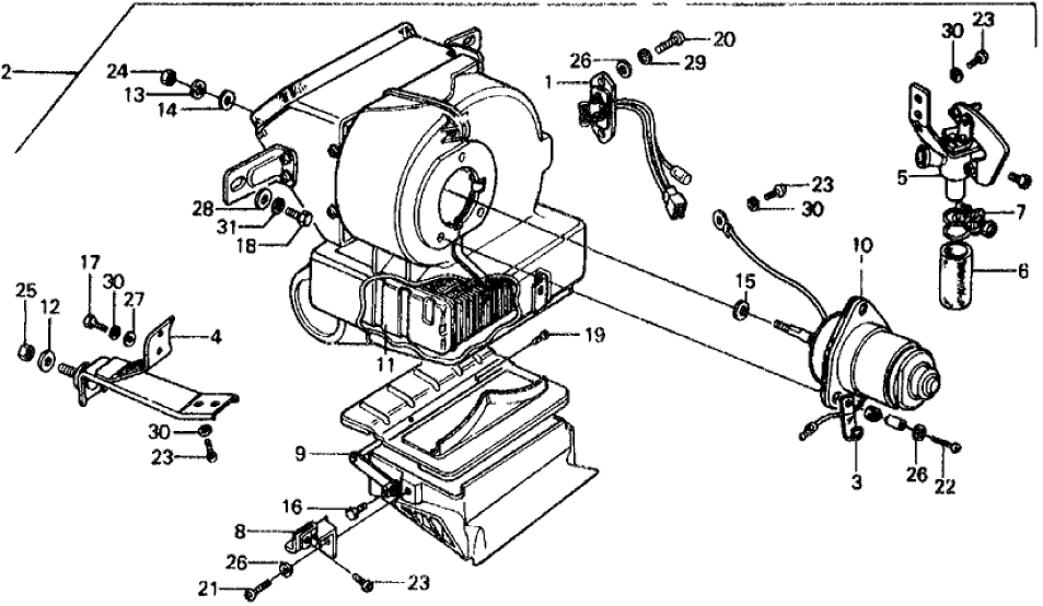 Honda 39230-634-672 Motor Assembly