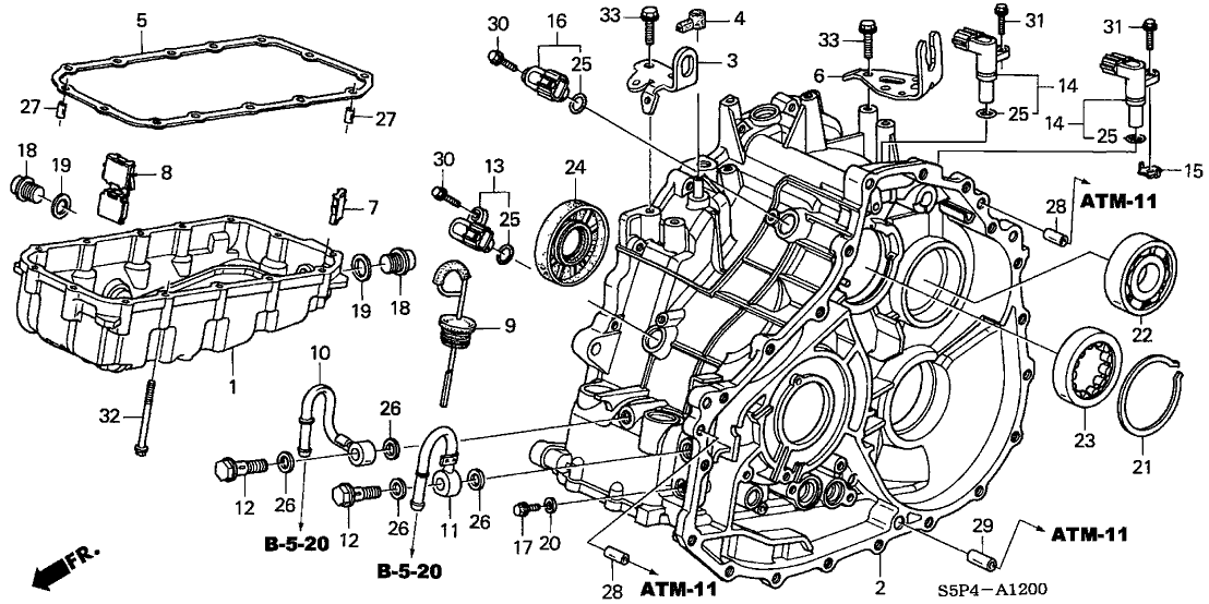 Honda 24911-PLR-000 Stay, Control Wire