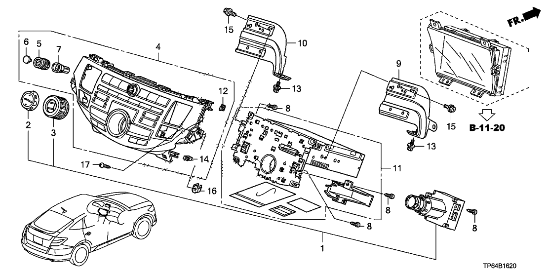 39100-TP6-A21ZARM Honda Tuner *NH693L*