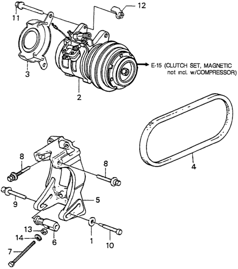 Honda 38937-PD2-003 Bolt-Washer (10X45)