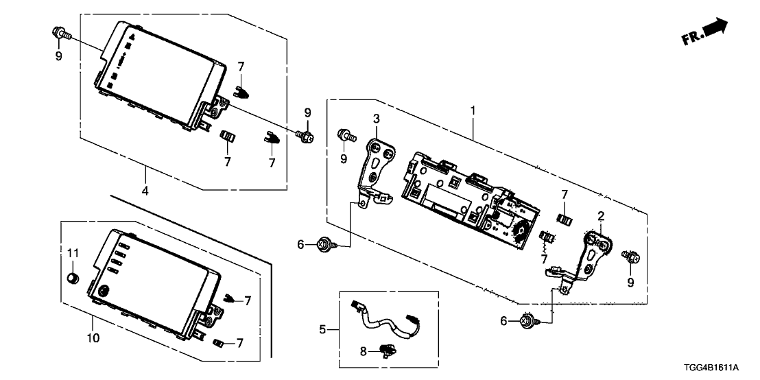 Honda 39101-TGG-AA1 UNIT ASSY., AUDIO