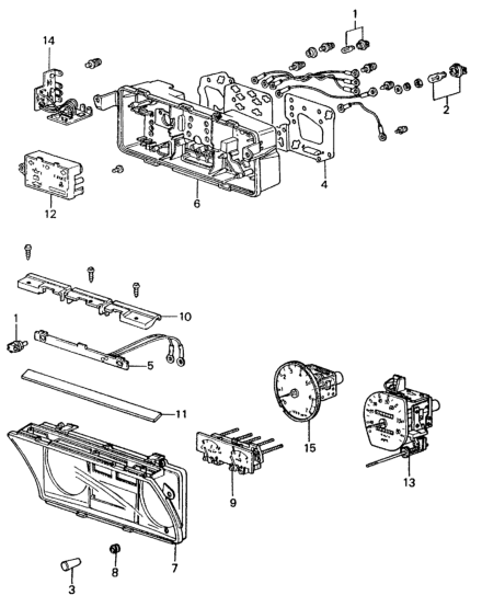 Honda 37108-SA8-672 Panel, Print