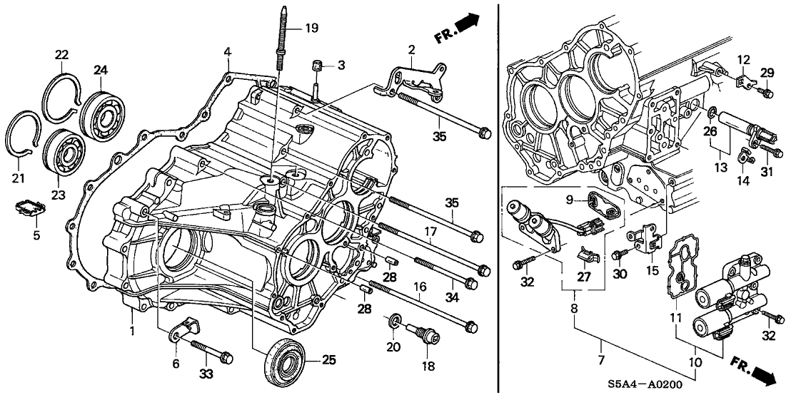 Honda 28812-PLX-000 Stay, Solenoid Harness