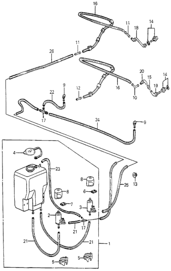 38589-SA5-003 Honda Tube E, RR. Washer