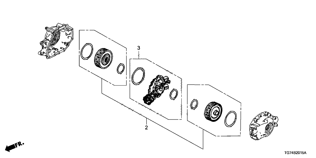 Honda 41012-RMZ-305 Clutch Kit