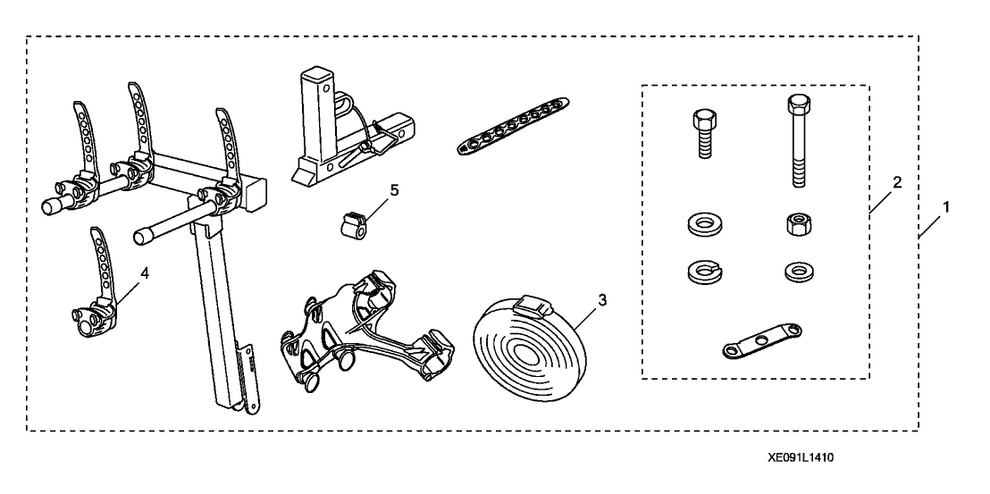 Honda 08L14-S9V-100R1 Hardware Kit