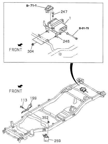 Honda 8-97166-879-1 Protector, Fuel Pipe