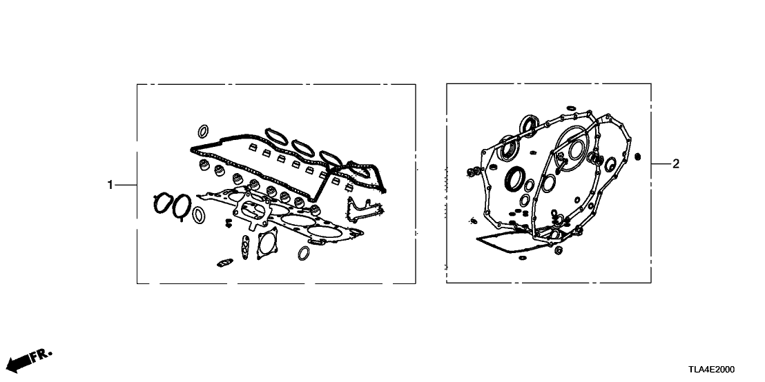 Honda 06112-5LJ-000 Gasket Kit, Cvt Transmission