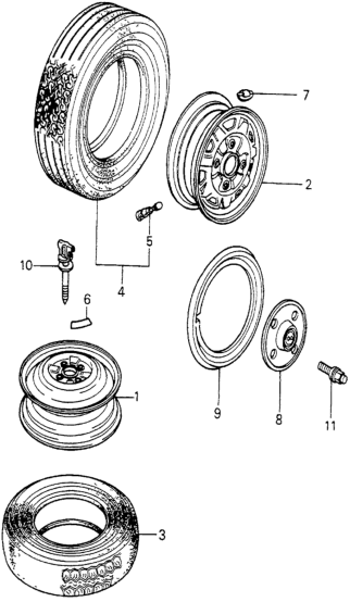 Honda 90304-692-920 Bolt, Wheel