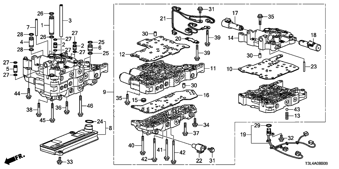 Honda 22744-PWR-000 Pipe (8X133.5)