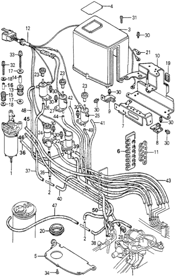 Honda 36022-PB2-692 Label, Control Box