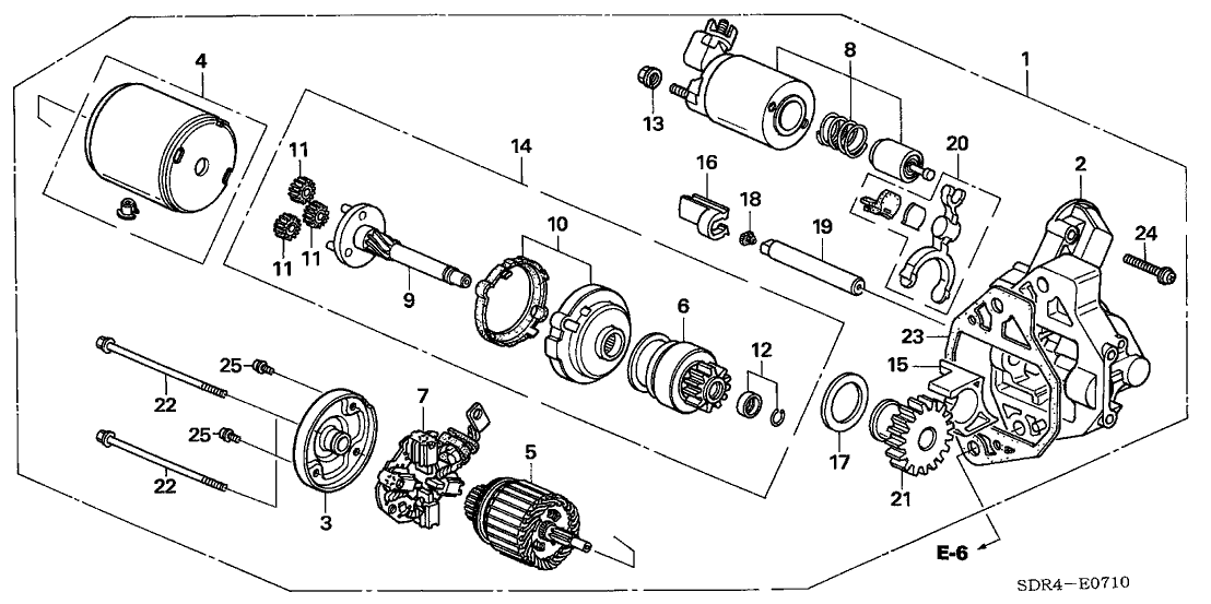 Honda 31230-RCJ-A01 Shaft