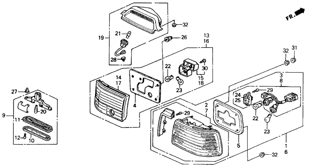 Honda 34157-SM2-A01 Cover & Wire, L.