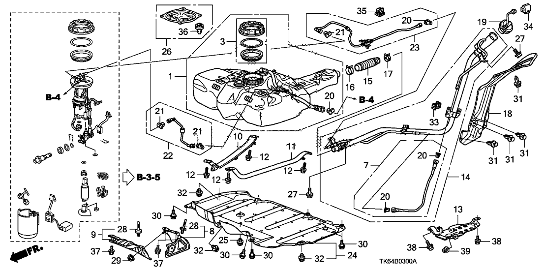 Honda 17377-TK6-A01 Tube, One-Way Valve