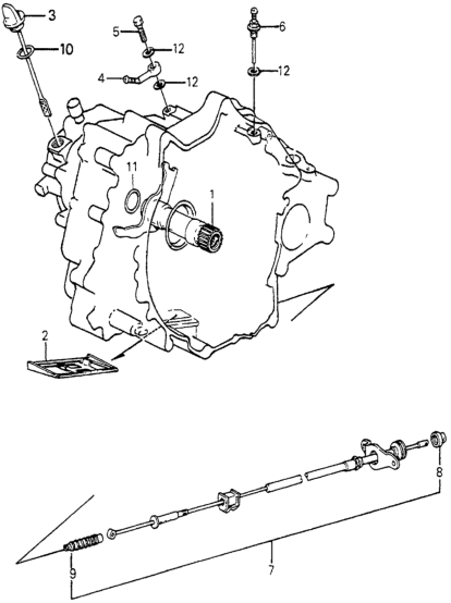 Honda 54315-SA5-982 Wire, Control