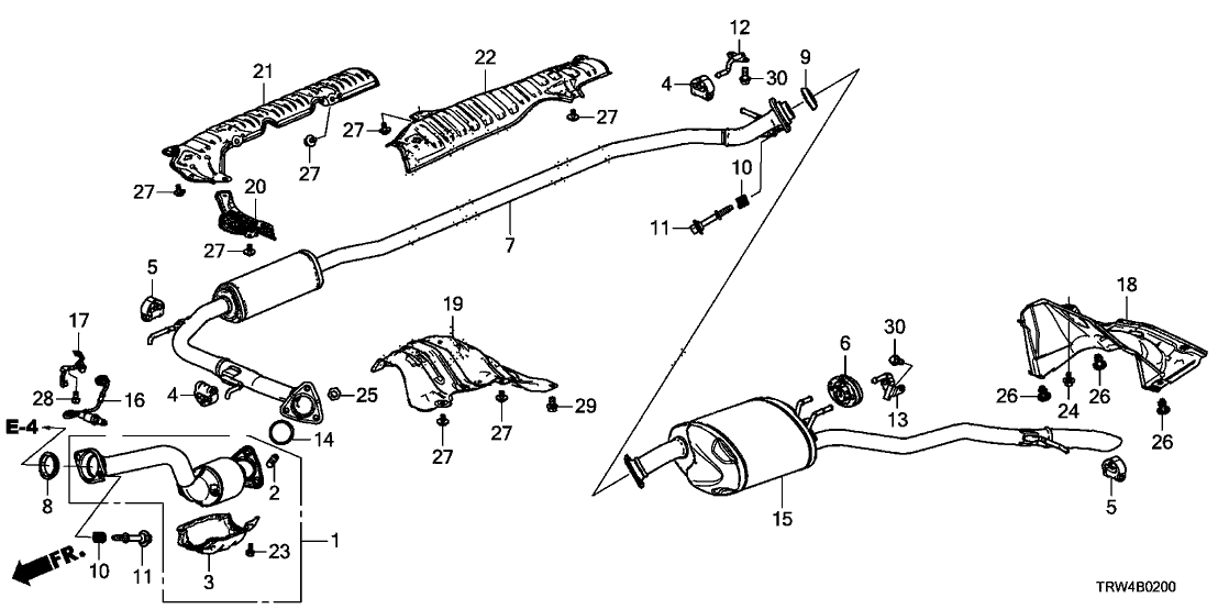 Honda 18178-RBJ-000 Bolt,Stud,Convert