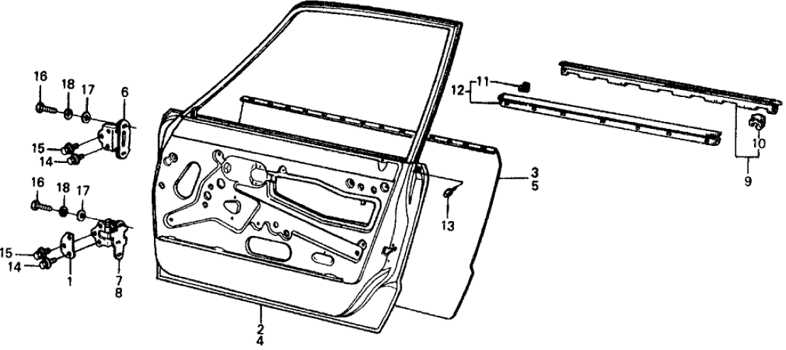 Honda 04653-663-670ZZ Panel, L. FR. Door