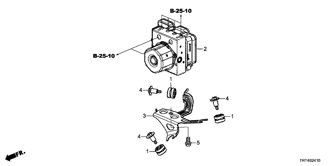 Honda 57111-TRT-A02 Set, Modulator Assembly