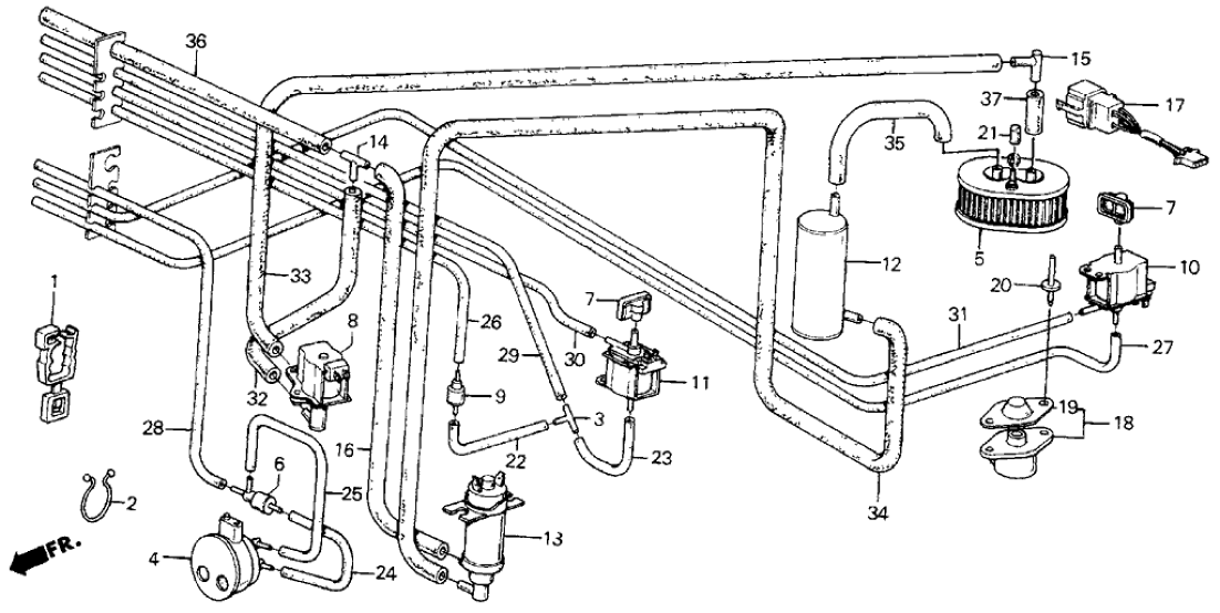 Honda 36180-PE7-662 Valve Assy. A, FRequency Solenoid