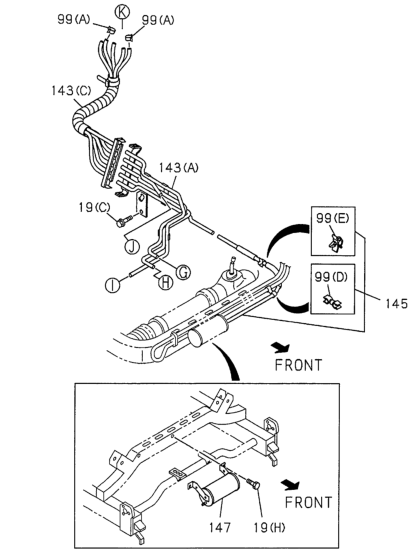Honda 8-94426-175-0 Clip, Rubber Hose (Id=8.3)