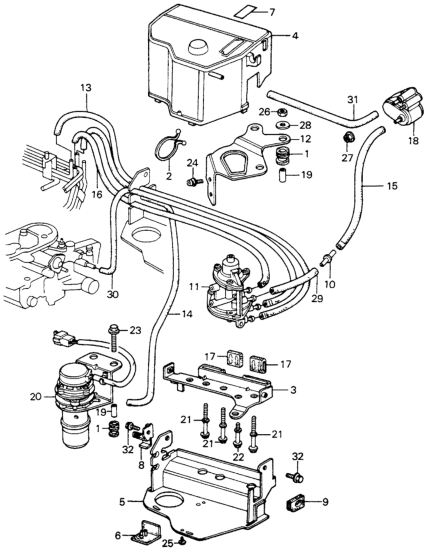 Honda 18740-PA5-691 Valve Assembly, Egr Control