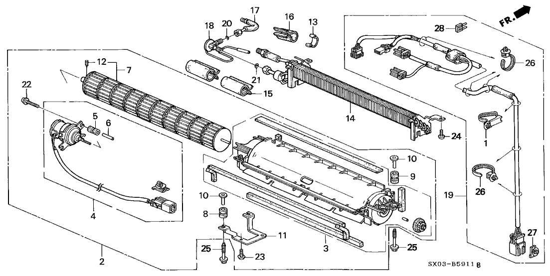 Honda 90129-SX0-003 Screw, Tapping (5X12)