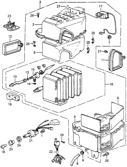 Honda 38620-SA5-505 Cooler Unit