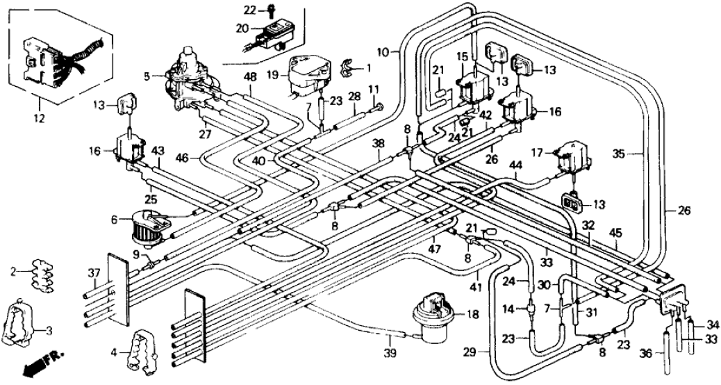 Honda 36160-PK1-661 Valve Assembly, Purge Cut Solenoid